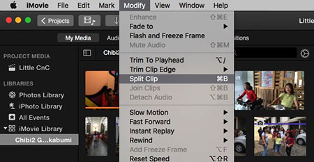 how to split video in imovie on mac how to split video in imovie on mac