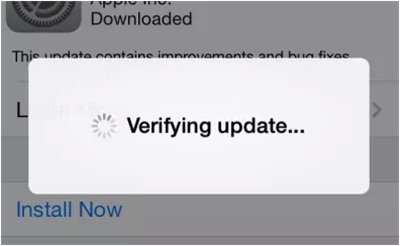 iOS 11 update stuck problems