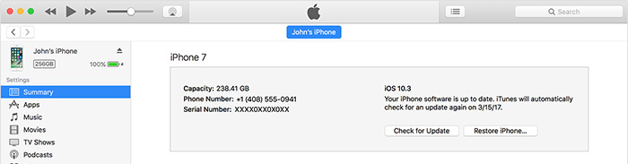 downgrade iOS 11 to iOS 10