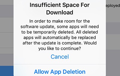 Update to iOS 17 Problem