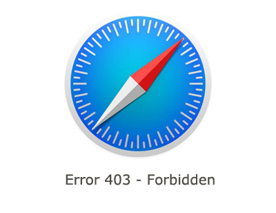 iOS 17 Safari 403 Forbidden error
