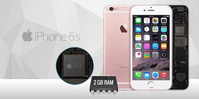 iPhone 6s A9 2GB RAM