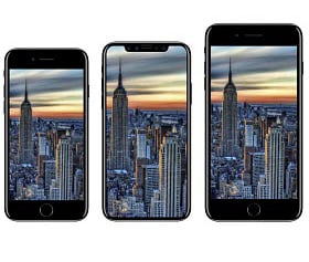 iPhone X/iPhone 8 vs 7/Plus comparison