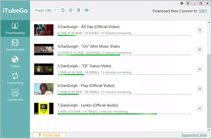 iTubeGo YouTube Downloader