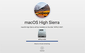 problems with macOS 10.13 won't update