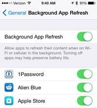 turn off automated features to speed up iphone