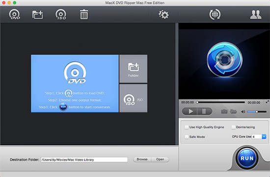 how to free rip DVD on Mac