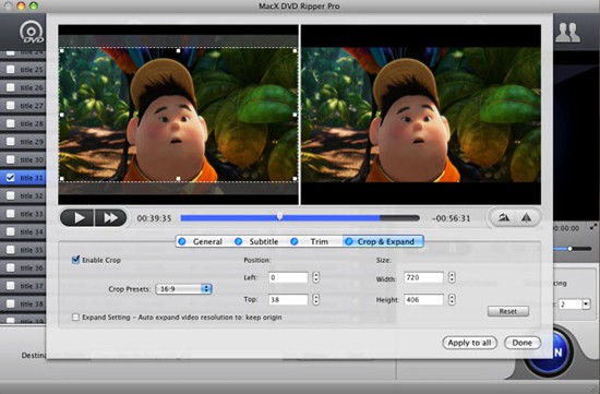 Edit DVD video
