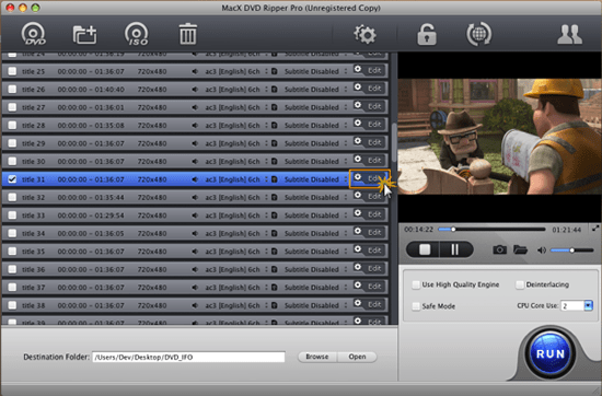import DVD to iDVD