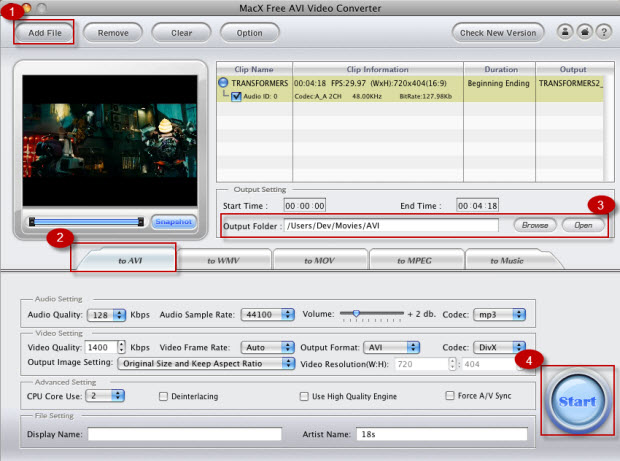 How to Convert Video to/from AVI for Free with AVI File Converter for ...