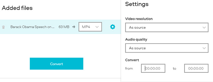 Adjust AVCHD settings