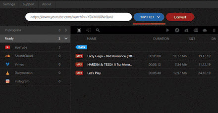 YouTube to MP3 converter - MP3Studio