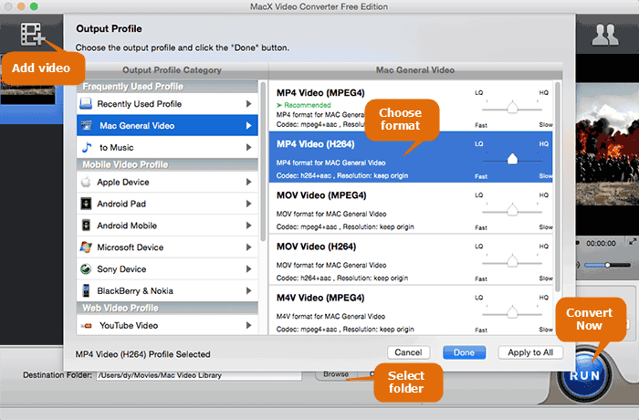 Convert MTS to AVI on Mac