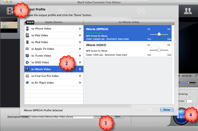 Convert WMV to iMovie on Mac