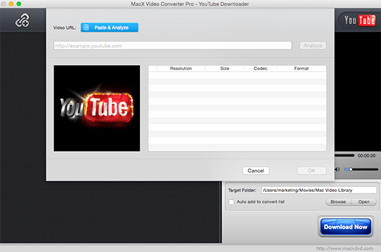 download YouTube video with MacX Video Converter Pro