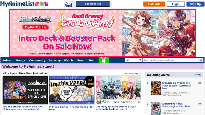 MyAnimeList
