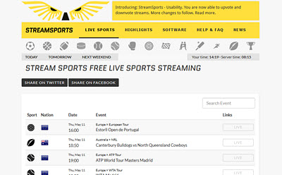 watch NAB matches online