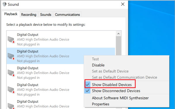 disbled device