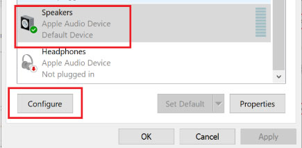 Configure