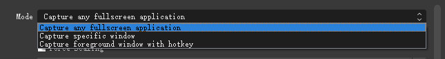OBS Game Capture Fullscreen