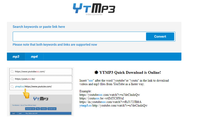 YouTube audio downloader Mac - YTMP3