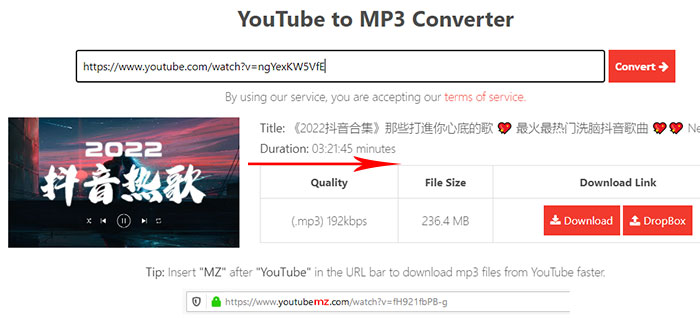 onlymp3 downloads long youtube video