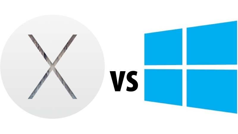 Mac Yosemite VS Windows 10