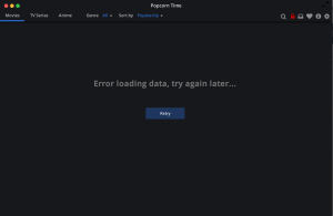 Popcorn time loading error on mac
