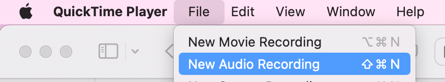 Record YouTube audio on Mac with QuickTime