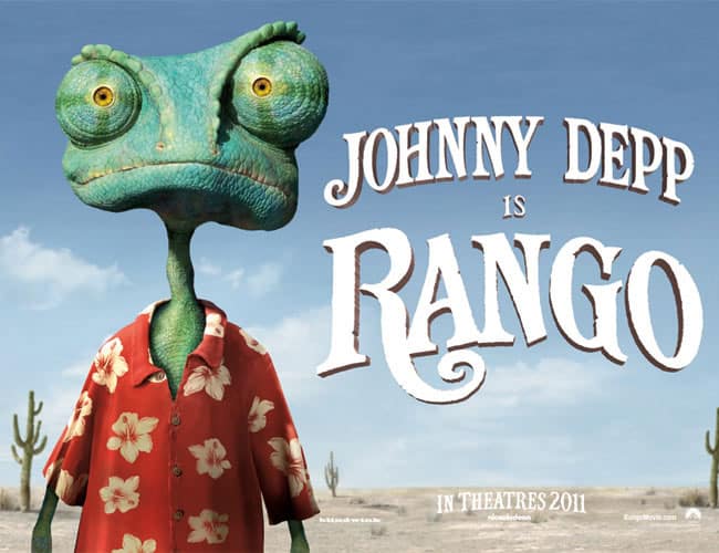 Best Johnny Depp Movies-Rango