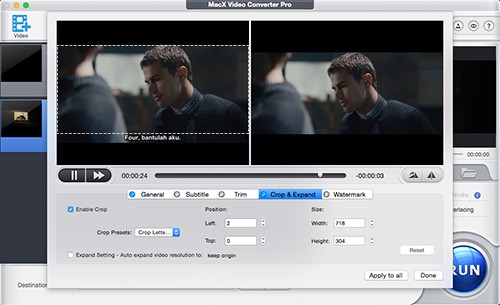 delete hard subtitles form mp4