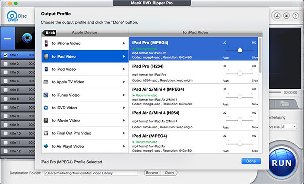 convert DVD to iPad