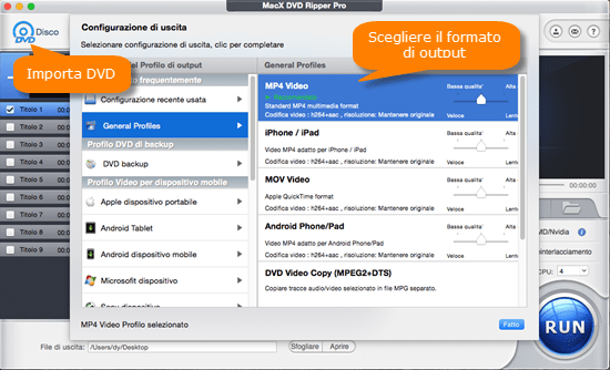 Rippare DVD till MP4 Mac