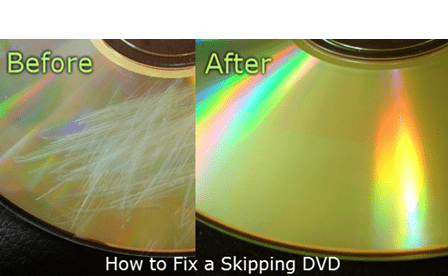 fix a skipping DVD