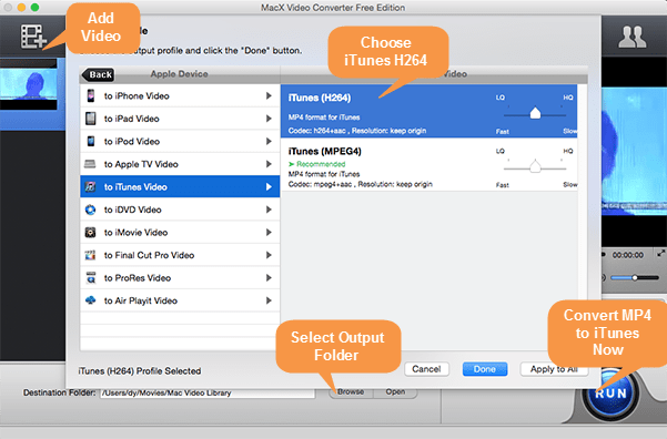 mp4 to mp3 converter mac itunes