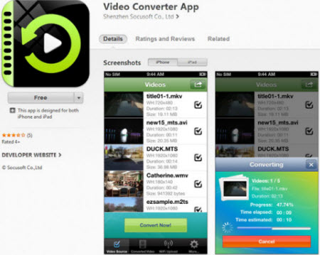 online video converter for ipad app