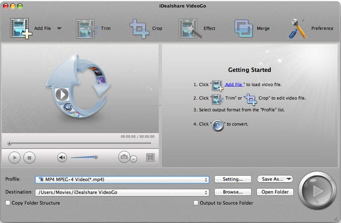 VideoGo MP4 to MP3 Converter Mac
