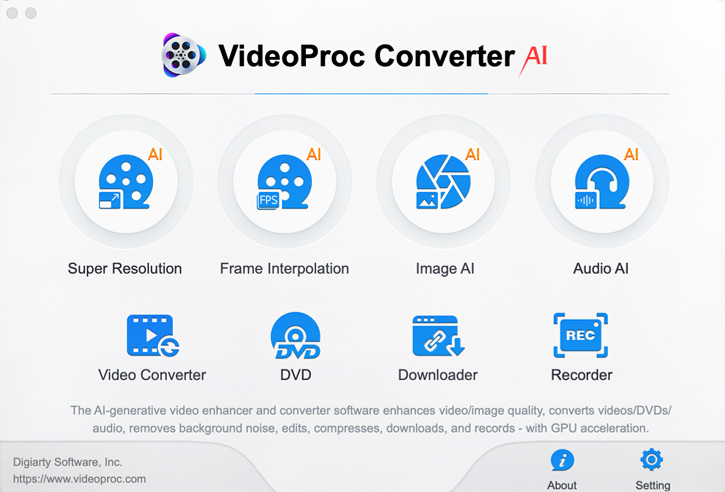 DVD to MP4 converter - VideoProc Converter AI