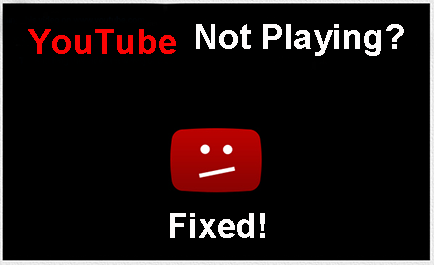 YouTube black screen black box