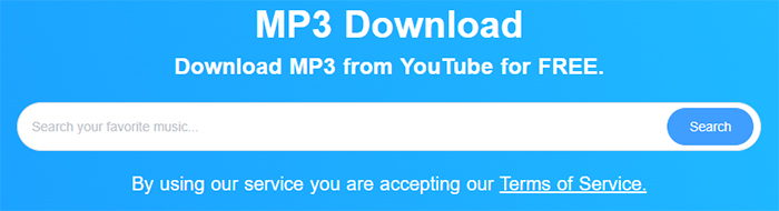 Online YouTube to MP3 downloader