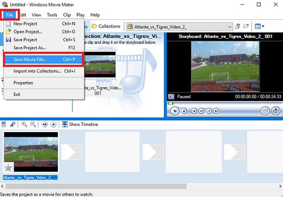 Shrink video for YouTube upload
