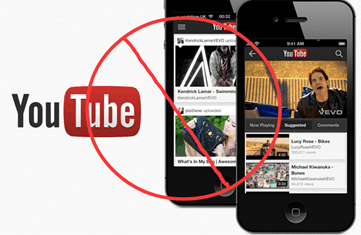 error de youtube iphone 4