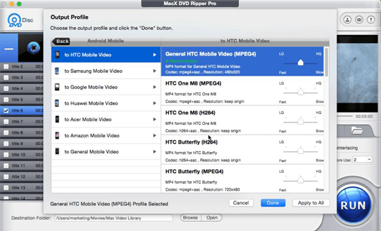 Rip and Convert DVD to Android