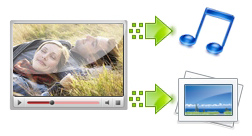 Convert DVD to MP3, JPG, BMP