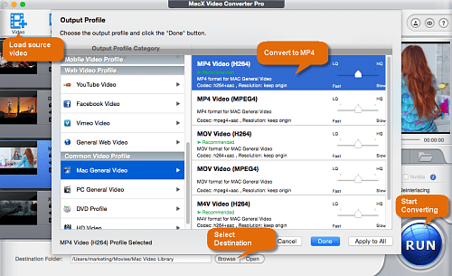 convert TS to MP4 Mac