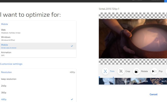 how to compress M4V online