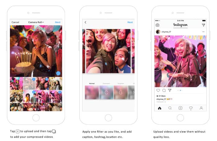 How to upload video to Instagram