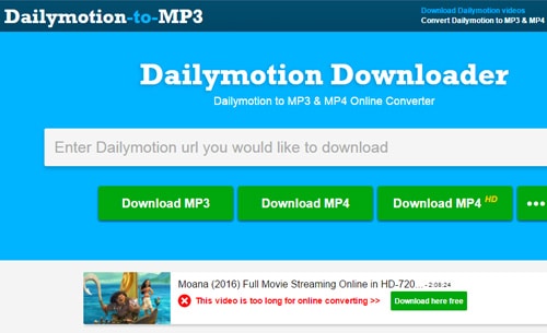 download Dailymotion to MP4