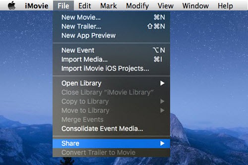 MP4 compressor for Mac - imovie