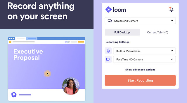 record Roblox on Chromebook via Loom